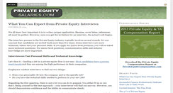 Desktop Screenshot of privateequitysalaries.com